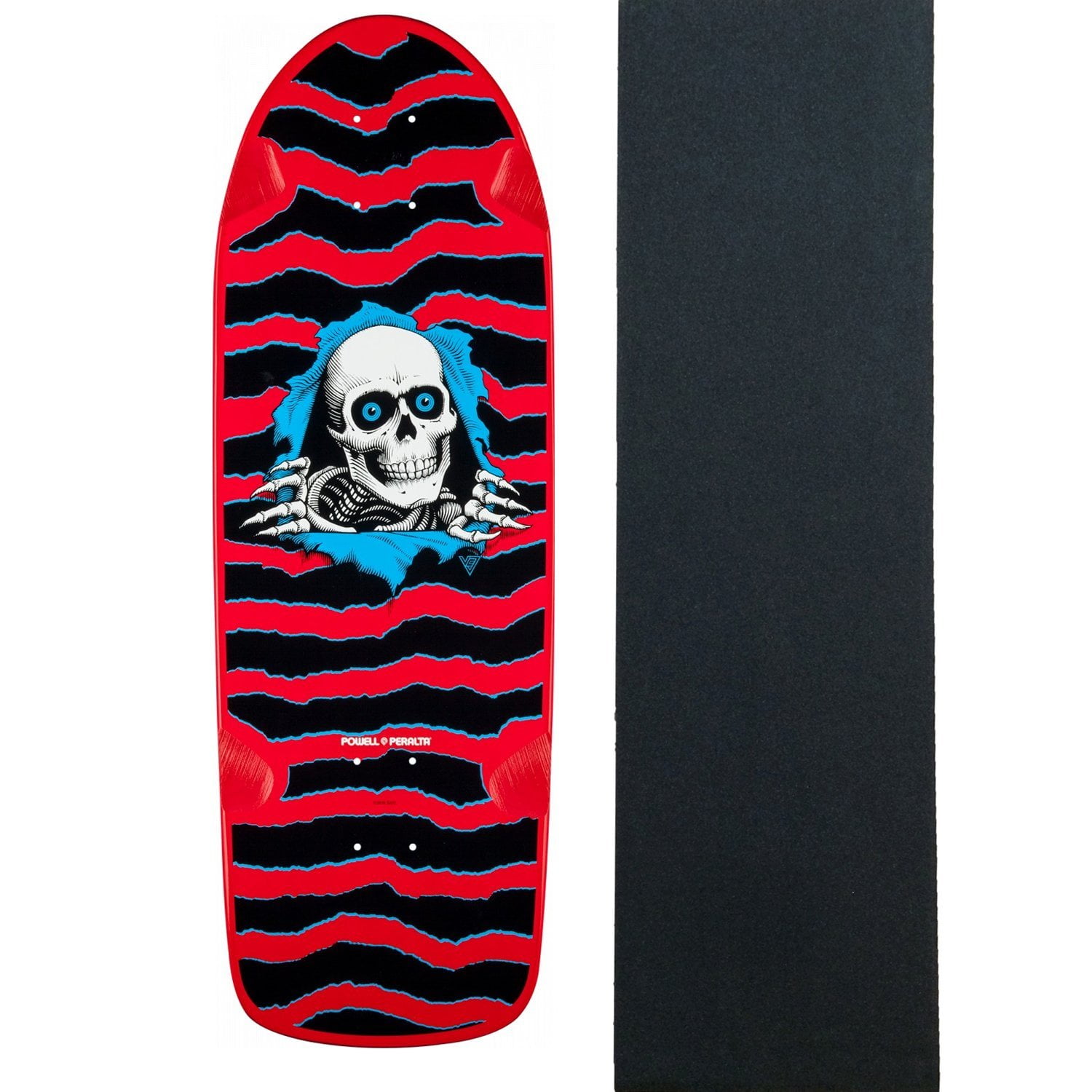 Decks POWELL PERALTA Ripper Skateboard Deck '80s Classic 10" x 31" Red O.G