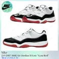 thumbnail image 2 of Ni - ke Size 10 - Jordan 11 Retro Low Concord-Bred, 2 of 5