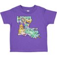 thumbnail image 3 of Inktastic Mardi Gras Louisiana Map Celebration Boys or Girls Toddler T-Shirt, 3 of 5