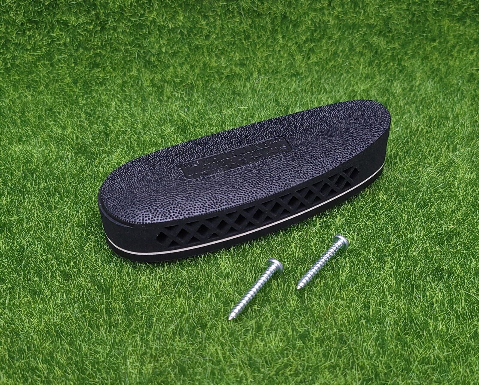 Pachmayr F325 Deluxe Field Recoil Pad White Line Stipple Medium Black