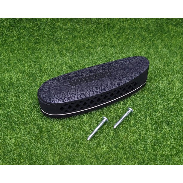Pachmayr F325 Deluxe Field Recoil Pad White Line Stipple Medium Black