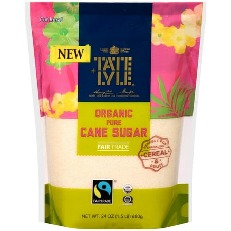 - (3 Pack) Tate & Lyle Organic Pure Cane Sugar, 24 oz