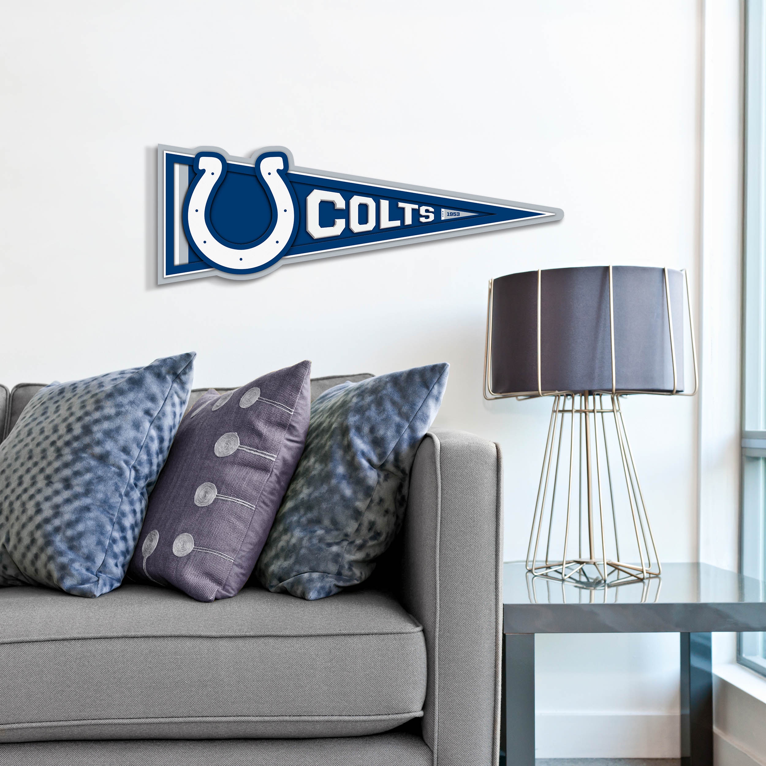 YouTheFan NFL Indianapolis Colts Pennant Sign