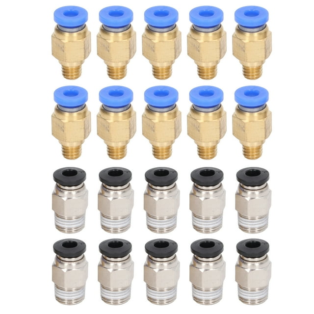 Kit de accesorios de conexión neumática para impresora 3D de 20 piezas PC4-M6 PC4-10 para Creality Ender 3