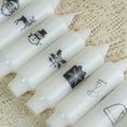 thumbnail image 2 of XINAOBAOLUO 4-Pack Snowman Design Christmas Candles, Holiday Taper Candles for Home Decor and Gifts, 2 of 5
