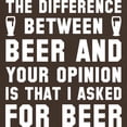 thumbnail image 3 of CafePress - Beer And Your Opinion Dark T Shirt - Men's Classic Graphic Cotton T-Shirt, 3 of 4