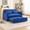 Dark Blue, variant on Topcobe 54" Adjustable Backrest Sofa or Sofa Bed, Futon Sofa with Double Armrest and Pouch, Variable Bed 69.7" * 46.5", Modern Furniture for Bedrooms, Black