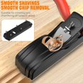 thumbnail image 2 of Hand Planer for Woodworking-Wood Chamfer Plane Edge Corner Flattening Tool Bird Shap-Chamfering Bevel Planer DIY Edge Banding Trimmer W/ 6 Blades, 2 of 7