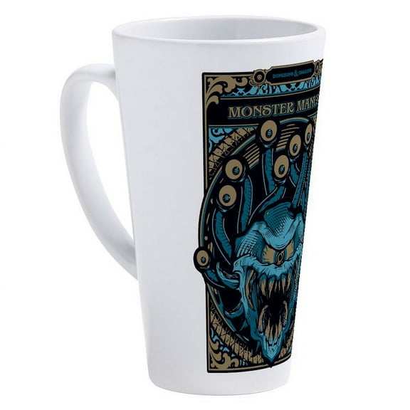 CafePress - Dungeons And Dragons Xanathar - 17 Oz White Ceramic Latte Mug