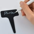 thumbnail image 2 of 202Pcs Black Plant Labels Water T-Types Plant Tag Reusable Nursery Garden Labels Plant Markers for Flower Vegetables, 2 of 6