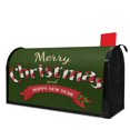 thumbnail image 1 of Meery Christmas Winter Holiday Green Mailbox Wraps Decor Winter Garden Mailbox Covers Size 21X25.5 Inch Post Letter Box Cover Mailbox Post Cover for Garden Yard Decor, 1 of 4