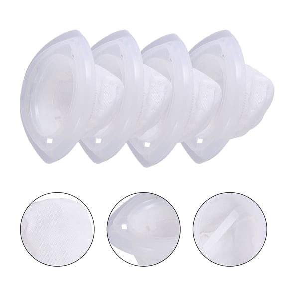 FOLOYORI 4Pcs Hand Vacuum Filters for EVF100 Exhaust Air Filtration White