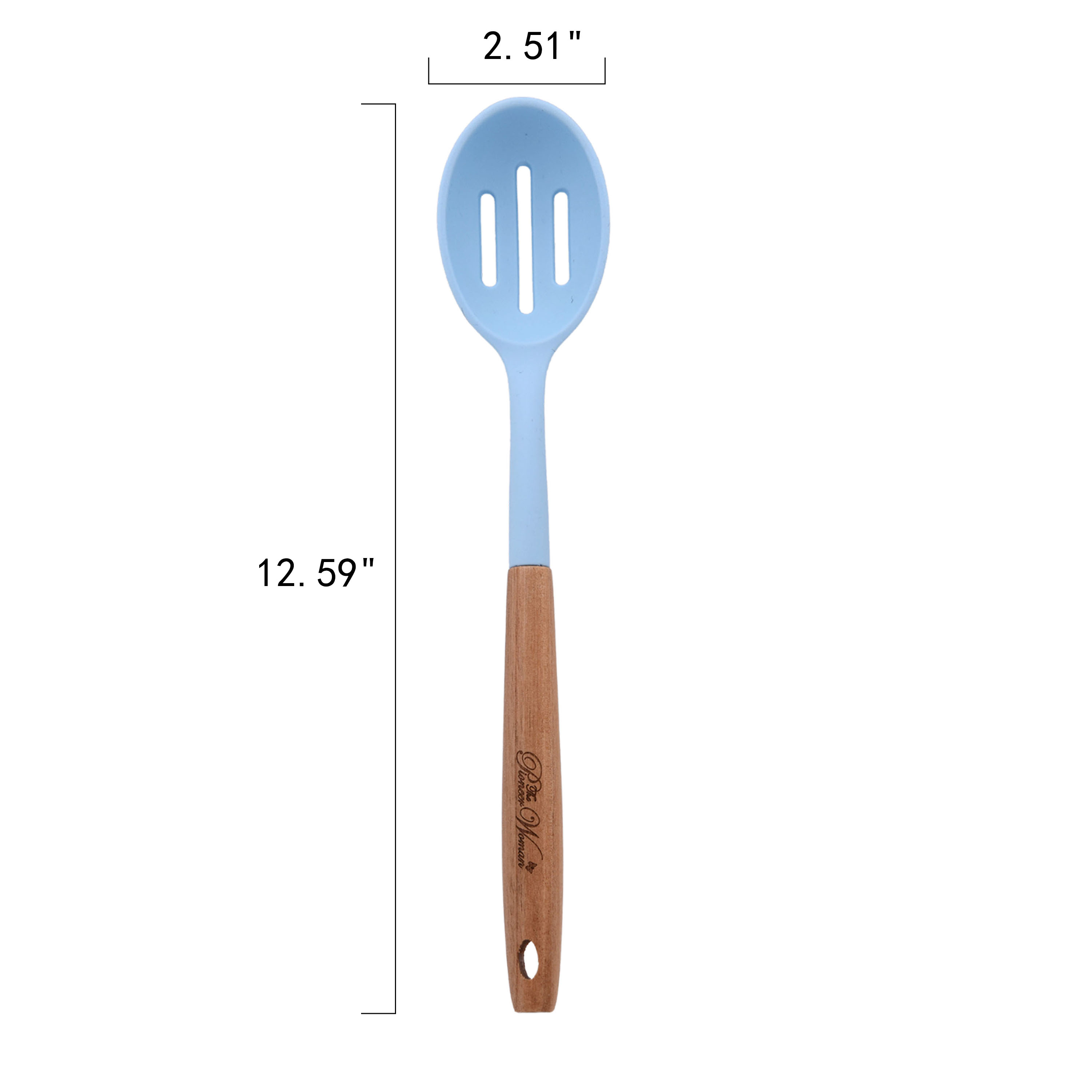 The Pioneer Woman 10-Piece Silicone-Tipped Utensil Set, Blue photo 5