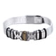 thumbnail image 1 of Pulsera de malla de acero inoxidable para hombre, pulsera exquisita de moda, accesorio de joyería para citas y fiestas, 1 of 14