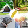 thumbnail image 2 of Uxcell 4 MM 10FT Guyline Camping Paracord [1PCS] - Cuerda de 7 hebras 550LB para Tiendas de Camping y Lonjas [Amarillo], 2 of 6