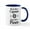 White/Navy Inside, variant on CafePress - Work Like A Captain Party Like A Pirate Mug - 11 oz Ceramic Mug - Novelty Coffee Tea Cup