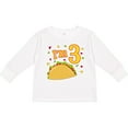 thumbnail image 3 of Inktastic I'm Three- taco birthday party Boys or Girls Long Sleeve Toddler T-Shirt, 3 of 5
