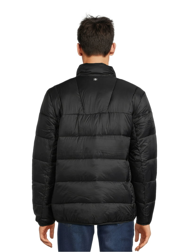 Swiss Tech Men's Packable Puffer Jacket, S-3XL, Windbreaker