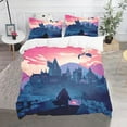 thumbnail image 1 of Harry Potter Duvet Cover Bedding Set, Hogwarts Cartoon 3D Printing Pattern, 1 of 4