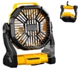 thumbnail image 1 of Ventilador Portátil de Camping,Lostrain 10400mAh Ventilador para Acampar Recargable con Luz Y Gancho,Abanico de Camping Silencioso 4 Velocidad Ajustable para Pesca/Picnic/Viajes/Oficina, 1 of 5
