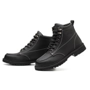 OwnShoe Waterproof Steel Toe Work Shoes for Men Women Leather Safety Boots Construction Working Sneakers