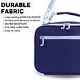 thumbnail image 4 of Bolsa de almuerzo J World Cody para niños con aislamiento y correa de hombro, color azul, 4 of 7