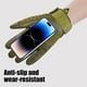 thumbnail image 3 of Guantes de motociclismo | Guantes de ciclismo unisex de dedos completos | Guantes antideslizantes para exteriores compatibles con pantallas táctiles | Almohadillas protectoras transpirables que, 3 of 9