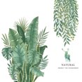 thumbnail image 1 of Calcomanías de pared de hojas de plátano, plantas tropicales, pelar y pegar, decoración de pared DIY, decoración del hogar para sala de estar y dormitorio, 1 of 5