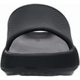 thumbnail image 4 of Joomra Sandalias de ducha unisex negras de espuma acolchada talla 46-47, 4 of 5