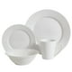 thumbnail image 2 of Juego de vajilla Gibson Home Noble Court de 16 piezas, color blanco, 2 of 7