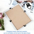 100PCS Triangle Rings Picture Hanging Holder Canvas Hook Wall Bracket D