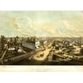 thumbnail image 2 of Vintage Maps 18x14 White Modern Wood Framed Museum Art Print Titled - Oshkosh-Wisconsin 1850, 2 of 4