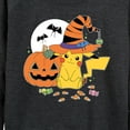 thumbnail image 3 of Pokémon  - Witch Pikachu With Candy - Women's Lightweight French Terry Long Sleeve Shirt, 3 of 5