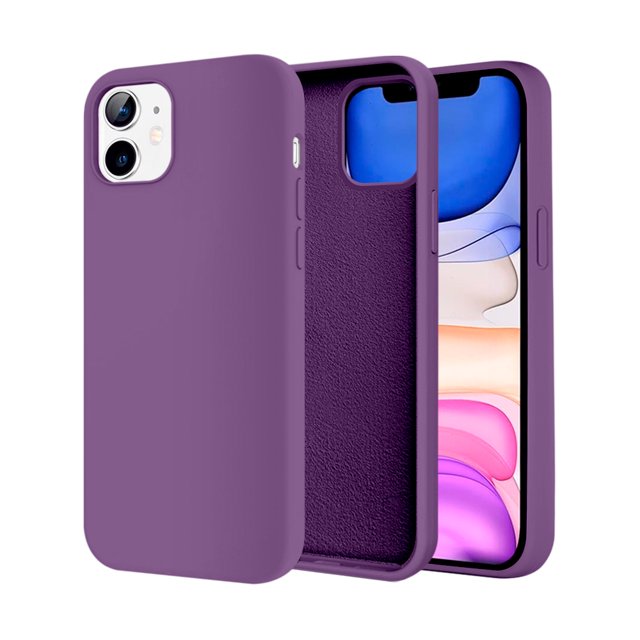 Funda de Protección para iPhone 11 - Sovico - Silicón con Forro de Microfibra
