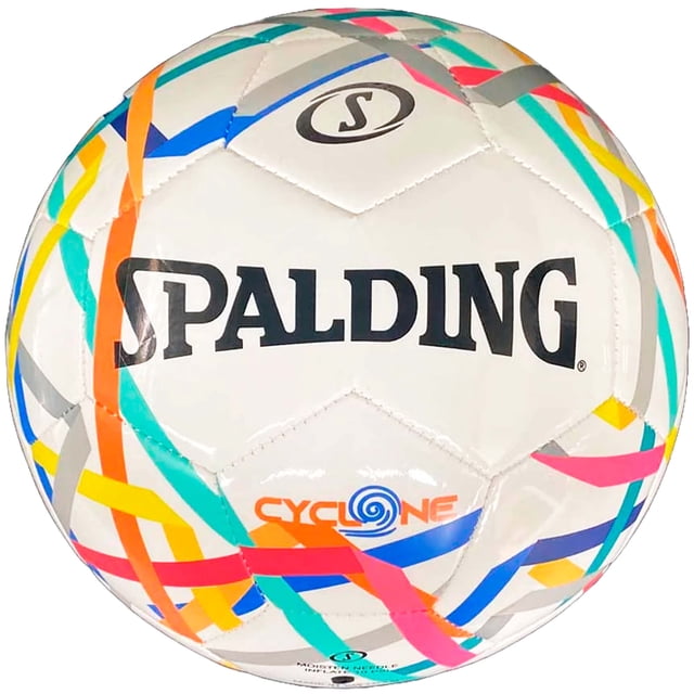 Balón de soccer Spalding Cyclone Multicolor Tamaño 5