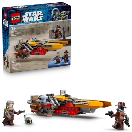 LEGO Star Wars Cobb Vanth’s Speeder Building Toy for Boys & Girls - Pretend Play Space Vehicle for Kids & Fans, Ages 7  - Includes Cobb Vanth & Cad Bane Minifigures - Gift Idea for Birthdays - 75437