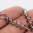 thumbnail image 2 of ZheElen 20pcs Hook Connector Fishing Soft Bait Spring Centering Pins Lock Lure Accessories Fittings Part Tools, 2 of 6
