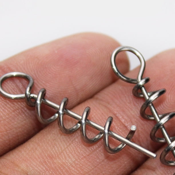 Lot De 100 Goupilles D'hameçon Pour Leurres Souples – Pêche – Acier Inoxydable