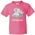 thumbnail image 3 of Inktastic My Grandma Loves me to the Moon and Back Elephant Family Youth T-Shirt, 3 of 5