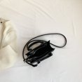 thumbnail image 2 of Bolsa bandolera para mujer Bolsas de mano con cremallera informales Ligero para regalo (Negro) Tmvgtek Para Estrenar, 2 of 9