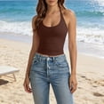 thumbnail image 2 of MuXiKeJi Clothes Womens Tank Tops Sexy Halter Neck Going Out Tops Summer 2026 Trendy Backless Workout Shirts Sleeveless Y2k Clothes, 2 of 8