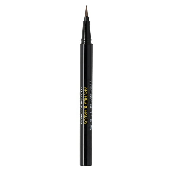 Arches and Halos Fine Bristle Tip Eyebrow Pen, Espresso, 0.02 oz