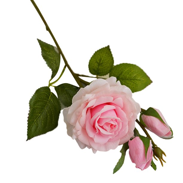 Hloma Artificial Flower No Watering Realistic Colorfast Living Room Bedroom Desktop Fake Rose