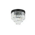 thumbnail image 5 of Sydney 9 light Matte Black Flush Mount Clear Royal Cut Crystal, 5 of 9