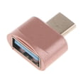 thumbnail image 6 of Rushawy 4xType C Male to USB 2.0 Female Converter Adapter USB-C OTG Adapter Rose Gold 4 Pcs, 6 of 8
