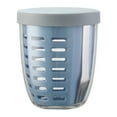 thumbnail image 2 of Fresh Produce Storage Container with Removable Colander and Fork Leakproof Airtight Lid for Fruits Vegetables 600ml Capacity, 2 of 3