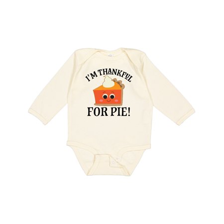 

Inktastic Thanksgiving Pumpkin Pie Gift Baby Boy or Baby Girl Long Sleeve Bodysuit