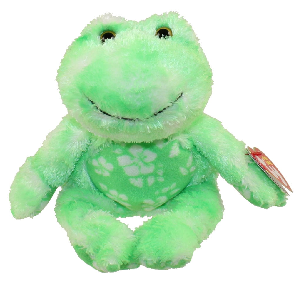 TY Beanie Baby PALMS the Green Frog (5 inch)