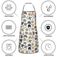thumbnail image 6 of Rocae Cute Cats for Kitchen Aprons for Women Adjustable Cooking Kitchen Chef Apron for Men with Pockets, 6 of 7