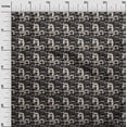 thumbnail image 3 of oneOone Silk Tabby Black2 Fabric People Doodle Art Fabric For Sewing Printed Craft Fabric By The Yard 42 Inch Wide, 3 of 6